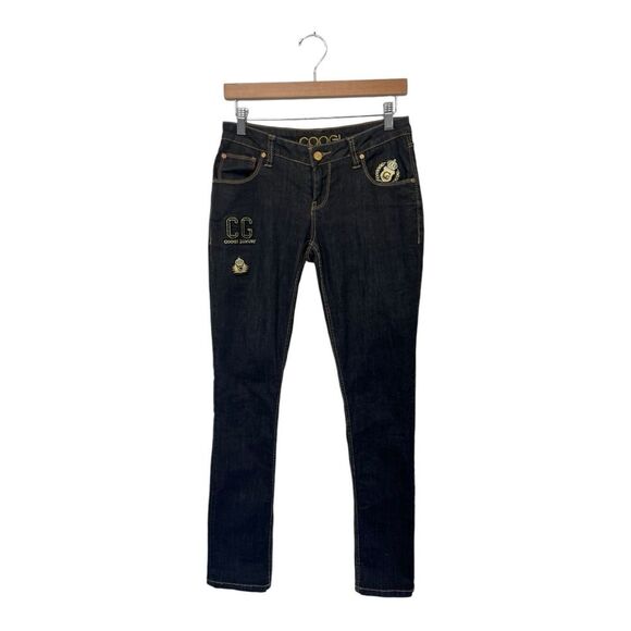 COOGI | Women’s Luxury Dark Wash Gold Stitch Jeans 5/6 - Picture 1 of 9